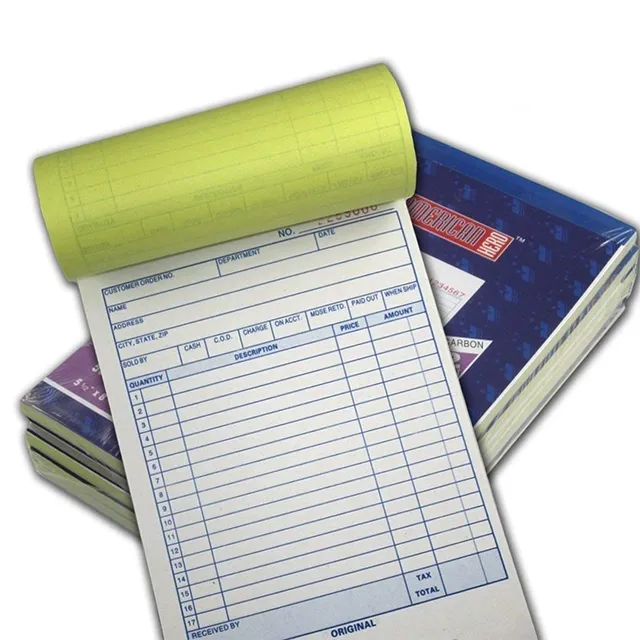 Receipt Book Printing