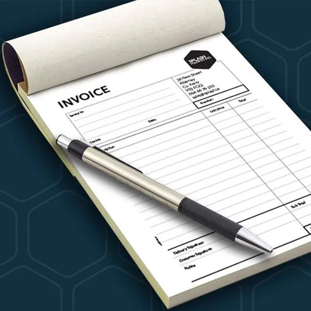 Corporate Receipt and Invoice Books