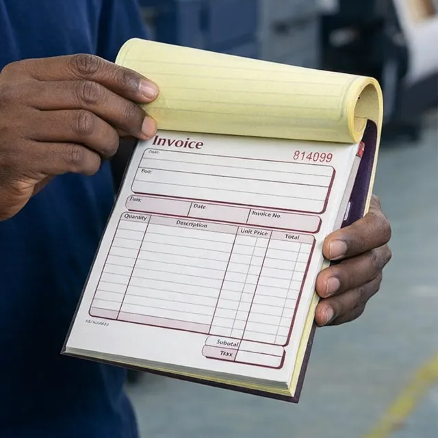 Receipt & Invoice Books